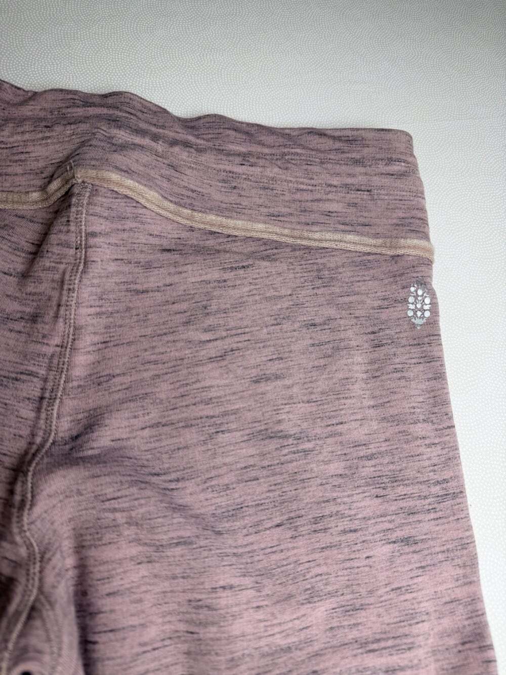 Free People FP Movement Women’s Medium Mauve Moto Jogger Leggings Patchwork - Picture 8 of 8